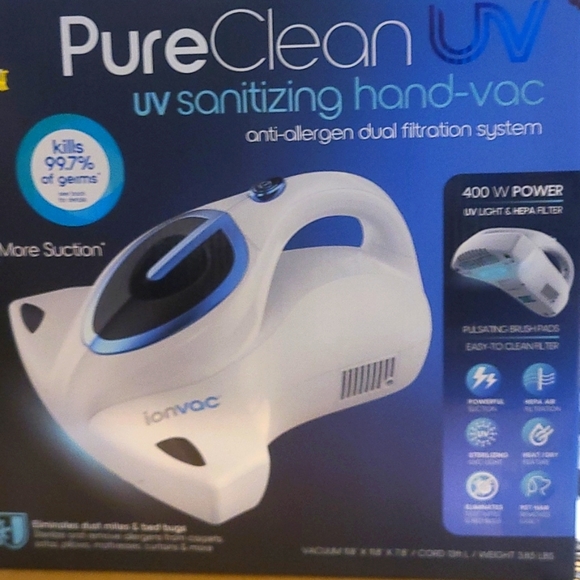 ionvac Other - Pure Clean UV Sanitizing Hand VAC